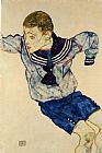 Famous Boy Paintings - Boy in a Sailor Suit